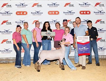 Reserve Champion Commercial Ewe
North Texas Fair and Rodeo