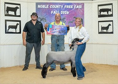 Reserve Champion Natural Market Lamb
Noble County Free Fair (OK)