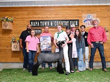 Reserve Champion Natural
Third Overall Market Lamb
Napa Town and Country Fair (CA)